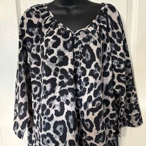 Leopard Print Blouse